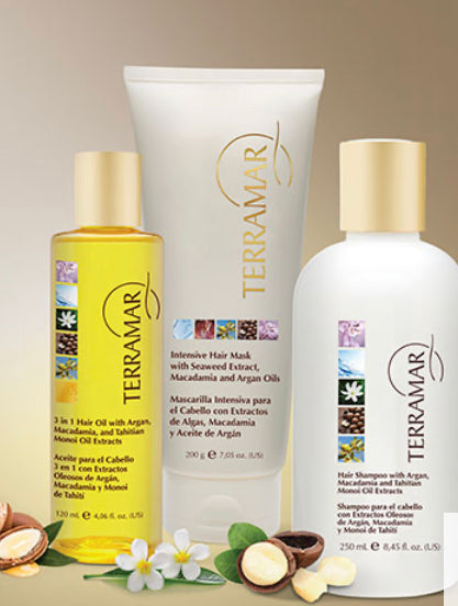 HAIR CARE KIT 3  ITEMS  HAIR SERUM , SHAMPOO AND MASK INTENSIVE 3 in 1 TERRAMAR BRANDS